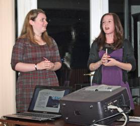 Lauren Pennycook and Kelly Simmonds, who are both students at Beeslack High School, visited the club to tell us all about their recent experiences at RYLA (Rotary Youth Leadership Award). They had been selected and sponsored by the club.